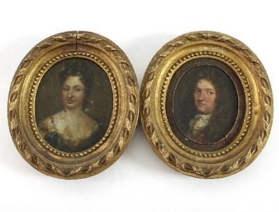 Lot 295 - Late 17th Century School/Portrait of a...