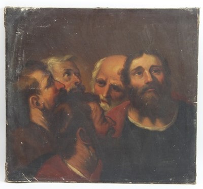 Lot 297 - 19th Century English School/Five Disciples/oil...