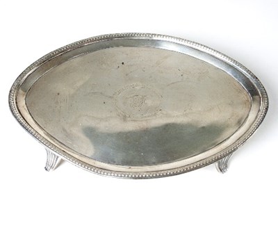 Lot 324 - A Scottish silver teapot stand, no maker's...