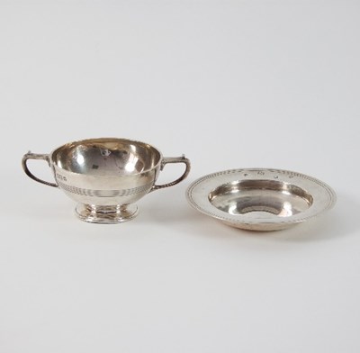 Lot 344 - A silver Armada type dish, London 1973, 15cm...