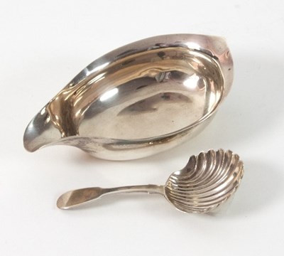 Lot 351 - A Scottish silver caddy spoon, AB, Edinburgh...