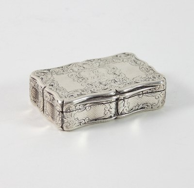 Lot 354 - A Scottish silver snuff box, James Nasmyth &...