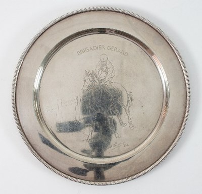 Lot 355 - A silver plate, Richard Comyns, London 1973,...