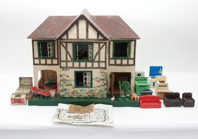 Lot 530 - A Triang dolls house, circa 1930, complete...