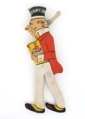 Lot 541 - 'Sunny Jim' and various puppets and rag dolls