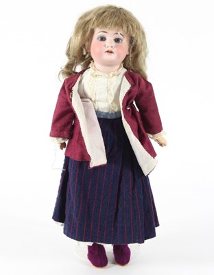 Lot 545 - An Armand Marseille bisque head doll, stamped...