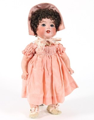 Lot 553 - An Armand Marseille bisque head doll, marked...