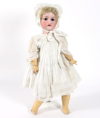 Lot 555 - An Armand Marseille bisque head doll, stamped '...