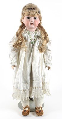 Lot 563 - An Armand Marseille bisque head doll, stamped '...