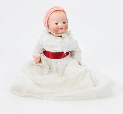 Lot 581 - An Armand Marseille bisque head doll with open...