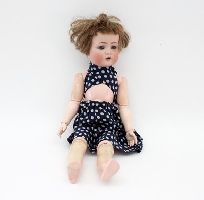 Lot 584 - A Simon & Halbig character doll, 117n, with...