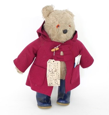 Lot 607 - A Paddington Bear, circa 1973, with maroon...