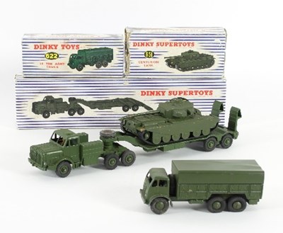 Lot 631 - Dinky Supertoys, two boxed, No 660 Tank...