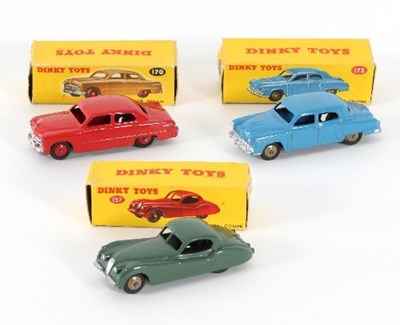 Lot 636 - Dinky Toys, three boxed, No 172 Studebaker...