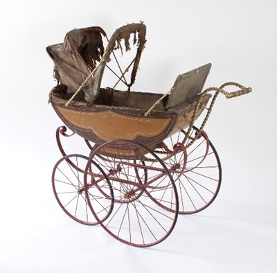 Lot 650 - A child's 19th Century perambulator by William...