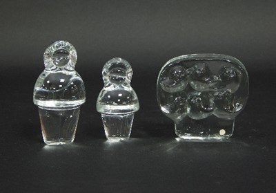 Lot 137 - Three pieces of Scandinavian glass comprising...