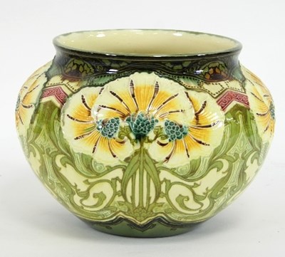 Lot 140 - Mintons: an Art Nouveau jardini??re, decorated...