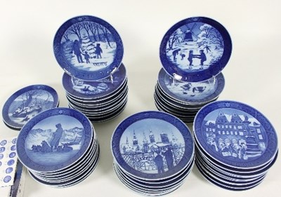 Lot 146 - Royal Copenhagen: Christmas plates, 1961-2009...