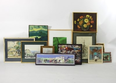 Lot 170 - A quantity of modern prints and pictures to...