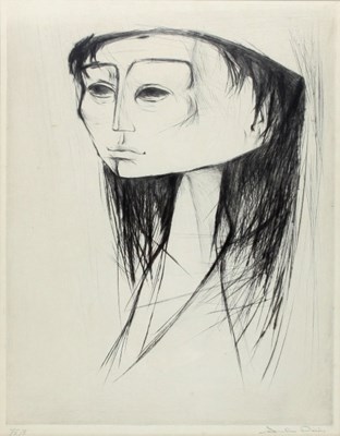 Lot 171 - Austin Davies (British 1926-2012)Portrait of...