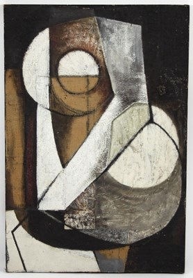 Lot 196 - Gerald Weir/Abstract/mixed media on board,...