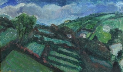 Lot 220 - Adrian Ryan (British 1920-1998)/Fields/oil on...