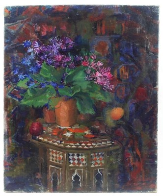 Lot 256 - Barbara Dorf (1933-2016)/Still Life with Vase...