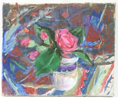 Lot 258 - Barbara Dorf (1933-2016)/Still Life with Vase...