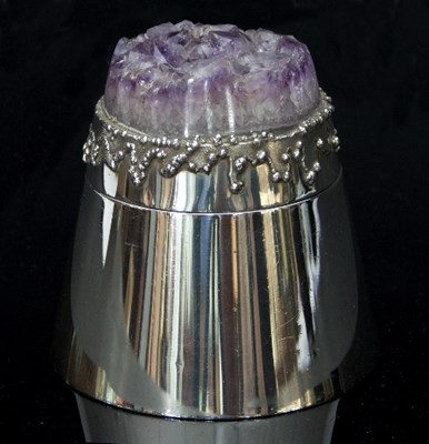 Lot 404 - George Grant MacDonald: a silver and amethyst...