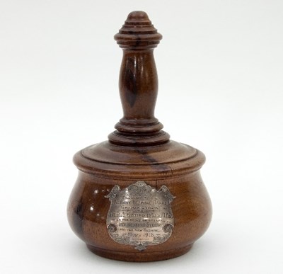 Lot 849 - An early 20th Century fruitwood foundation...