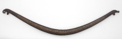 Lot 898 - A 19th Century Indian steel bow, the woven...