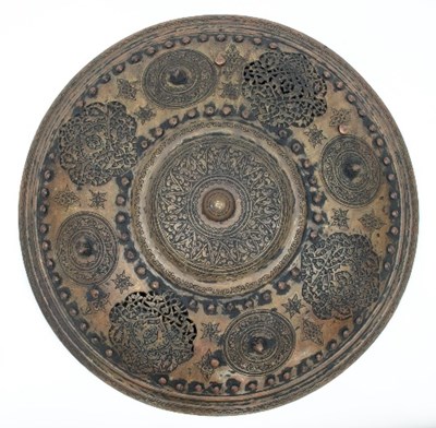 Lot 908 - A 19th Century Turkish shield, with stylised...