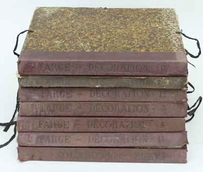 Lot 935 - Forge, Decoration Moderne, eight volumes