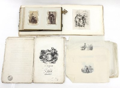 Lot 938 - Album: 19th Century photographic portraits, a...