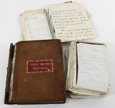 Lot 945 - A collection of historical letters and...