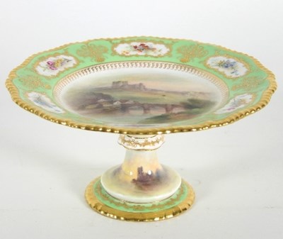 Lot 972 - A Royal Worcester named comport, Richmond...