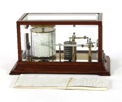 Lot 994 - A late Victorian barograph, circa 1900, the...