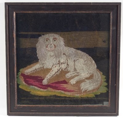 Lot 1035 - An early 19th Century needlework picture of a...