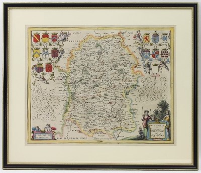 Lot 1054 - J Jansson, Amsterdam/Map of Wiltonia/hand...