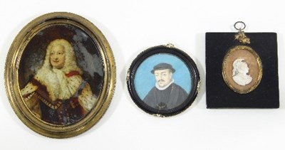 Lot 1057 - 19th Century English School/Portrait of a...