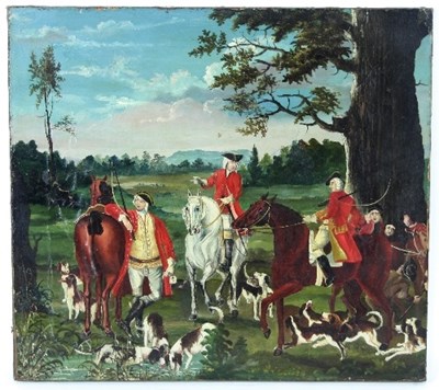 Lot 1106 - English School/The Hunt with Hounds...