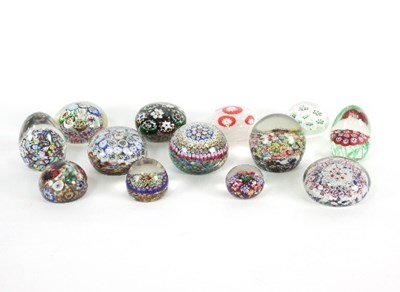Lot 10 - A group of thirteen mainly Murano glass...