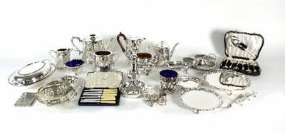 Lot 131 - A large quantity of plated items to include...