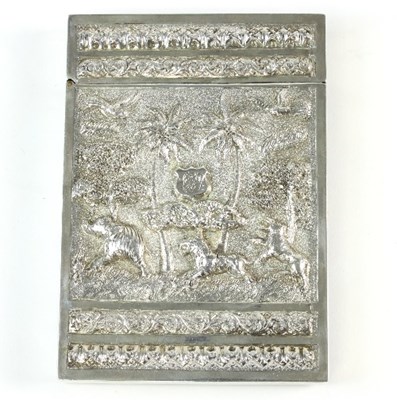 Lot 142 - A late 19th Century Indian white metal...