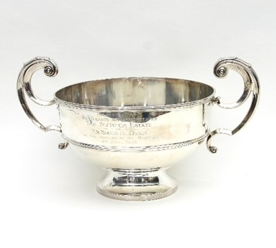 Lot 162 - A silver rose bowl, D & A, Birmingham 1918,...