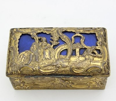 Lot 269 - An 18th Century trinket box, the pierced cover...