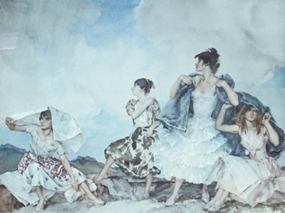 Lot 339 - William Russell Flint (British 1880-1941)/The...