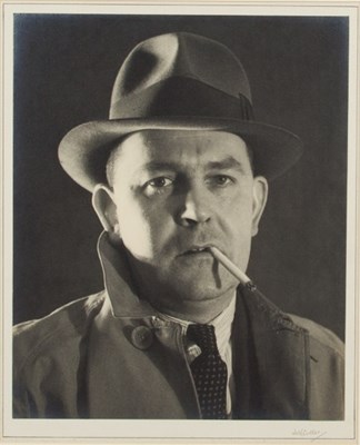 Lot 358 - Marie Cutler/'Frank'/portrait of a man smoking...