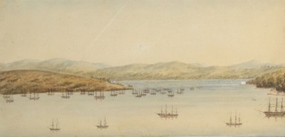 Lot 389 - 19th Century School/The French Fleet in the...