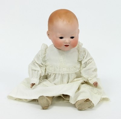 Lot 457 - An Armand Marseille bisque head baby doll,...